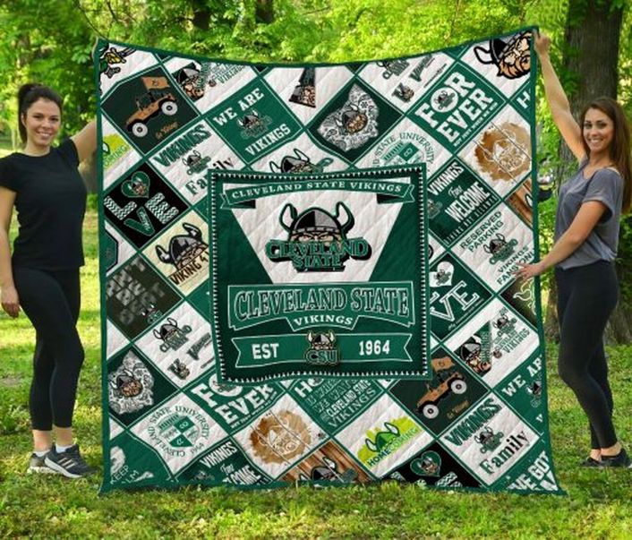 Cleveland State Vikings NCAA Quilted Bedspread for a Vibrant and Soft Bed