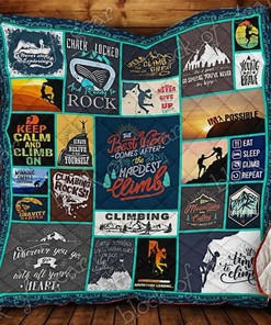 Climbing Adventure Quilt Bedding Set for Climbers