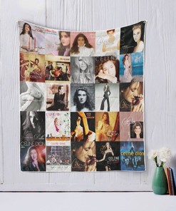 Cline Dion Style Three Quilt Blanket - Unique Gifts for Music Fans