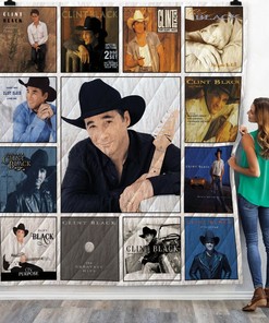 Clint Black Albums Combine Quilt Blanket for Music Enthusiasts