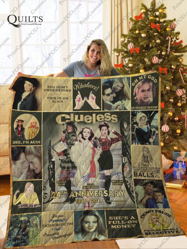 Clueless Collection Quilt Bedding Set for Movie Fans