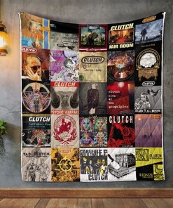 Clutch Album Quilt Blanket for Rock Music Enthusiasts