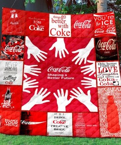 Coca-Cola Retro Quilt Bedding Set for Vintage Lovers