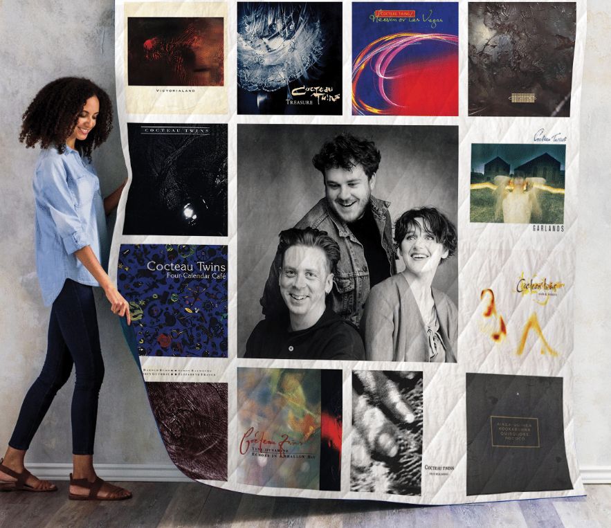 Cocteau Twins Dreamy Quilt Bedding Set for Indie Music Fans