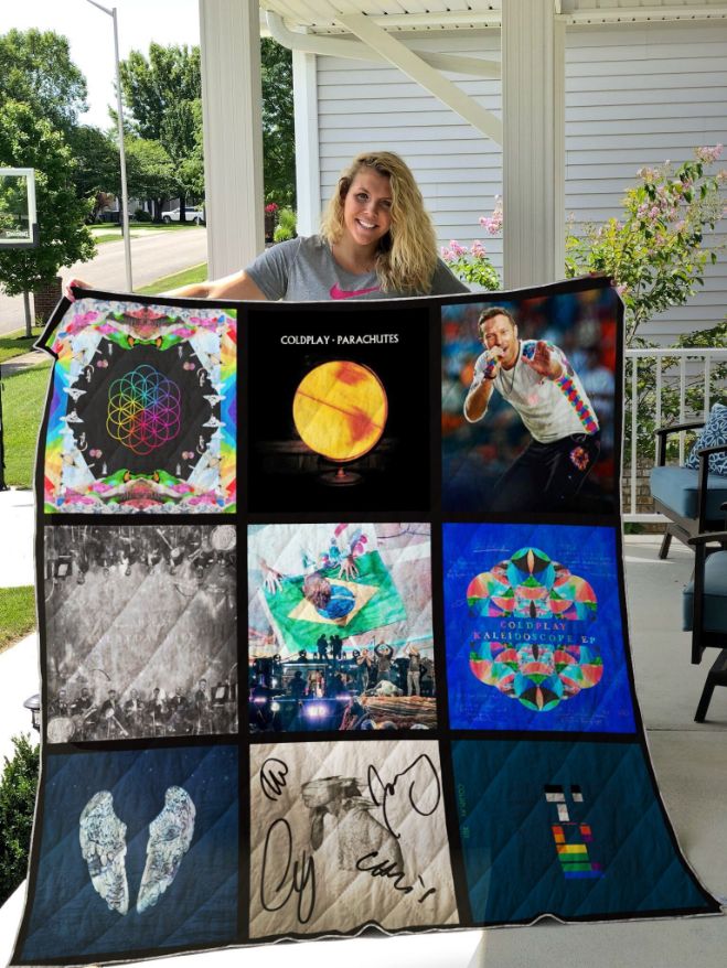 Coldplay Single Custom Collection Quilt Blanket for Music Fans