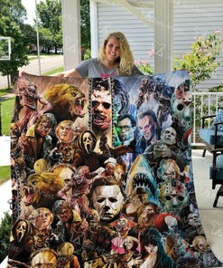 Collected Quilt Blanket - Horror Movies Collection