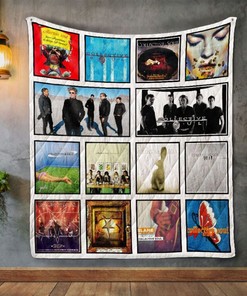 Collective Soul Album Style Two Quilt Blanket for Music Fans