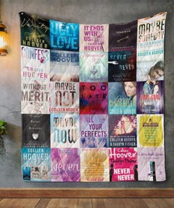 Colleen Hoover Books Quilt Blanket - Best Gifts for Romance Novel Fans