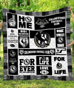 Collingwood Football Club Quilt Blanket - Stay Warm and Support Your Team
