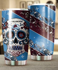 Colorado Avalanche NHL Tumbler - A Skull Design for the Rockstar Fan