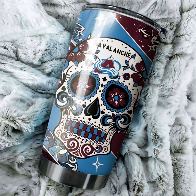Colorado Avalanche NHL Tumbler - A Skull Design for the Rockstar Fan - Image 2