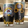 Colorado Avalanche NHL Tumbler - Beautiful Sunflower Design to Brighten Your Day