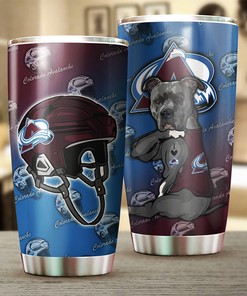 Colorado Avalanche NHL Tumbler - Fun Dog Design - G Fanatics