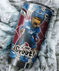 Colorado Avalanche NHL Tumbler - "I Am Groot" Marvel Design Tumbler