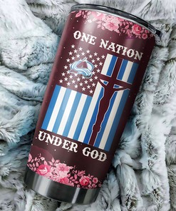 Colorado Avalanche NHL Tumbler - One Nation Under God with Patriotic Design - G Fanatics