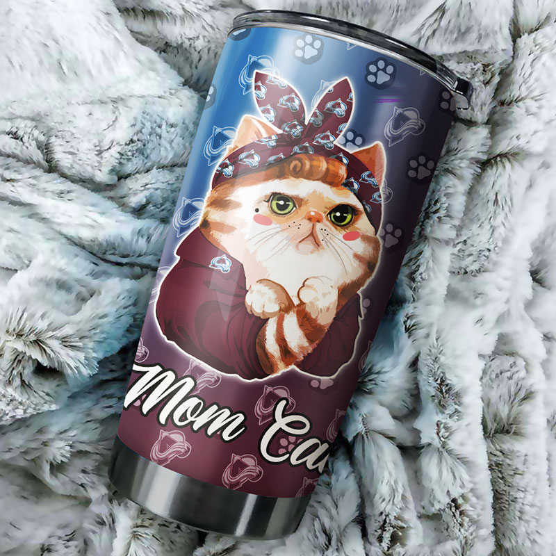 Colorado Avalanche NHL Tumbler for Cat Moms - G Fanatics