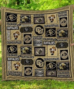 Colorado Buffaloes NCAA Quilt Blanket - Keep Warm and Cheery with Buffs Spirit
