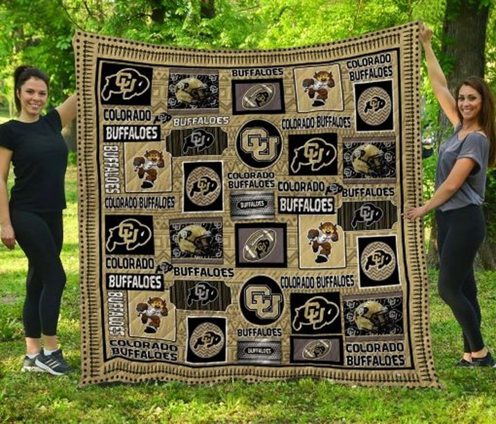 Colorado Buffaloes NCAA Quilt Blanket - Keep Warm and Cheery with Buffs Spirit