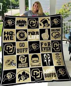 Colorado Buffaloes Ncaa Quilt Bedding Set for Girls