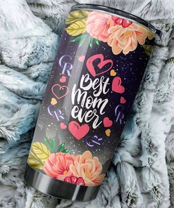 Colorado Rockies Best Mom Ever Cool Flower MLB Tumbler with Cool Design