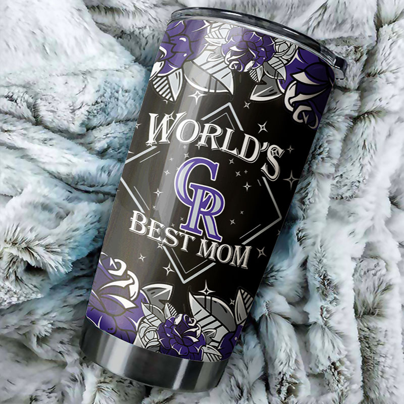 Colorado Rockies MLB Tumbler - World's Best Mom Edition