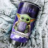 Colorado Rockies MLB Tumbler featuring Baby Yoda and personalized design