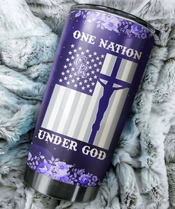 Colorado Rockies MLB Tumbler with One Nation Under God Design for Baseball Fans