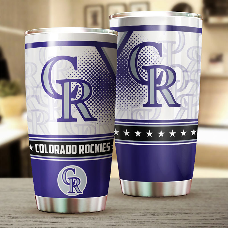 Colorado Rockies MLB Tumbler with an awesome and unique design - Image 2