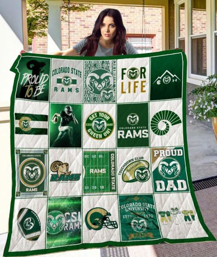 Colorado State Rams NCAA Quilted Bedding Set for Ultimate Comfort