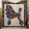 Colorful Poodle Quilt Blanket 3d Quilt Blanket 1511-05 Cute Animal Bedding Set