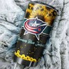 Columbus Blue Jackets NHL Tumbler - Beautiful Sunflower Design Tumbler