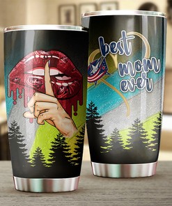 Columbus Blue Jackets NHL Tumbler: Best Mom Ever Tumbler with NHL Logo, Perfect for Dedicated Fans