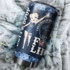 Columbus Blue Jackets NHL Tumbler: Betty Boop Design Tumbler for NHL Fans, Perfect for Any Occasion