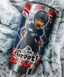 Columbus Blue Jackets NHL Tumbler - I Am Groot Edition