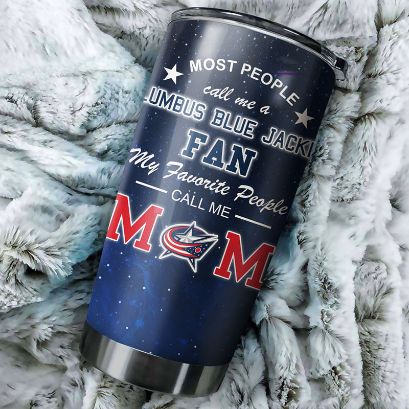 Columbus Blue Jackets NHL Tumbler: Mom Tumbler with NHL Logo, Perfect for Dedicated Fans