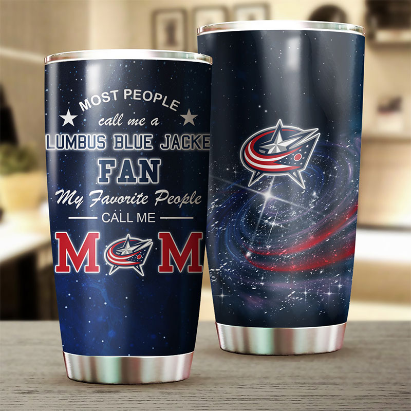 Columbus Blue Jackets NHL Tumbler: Mom Tumbler with NHL Logo, Perfect for Dedicated Fans - Image 2