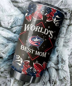 Columbus Blue Jackets NHL Tumbler - World's Best Mom Tumbler