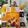 Comedy Fantastic Mr Fox Quilt Bedding Set with Bed Set Cute