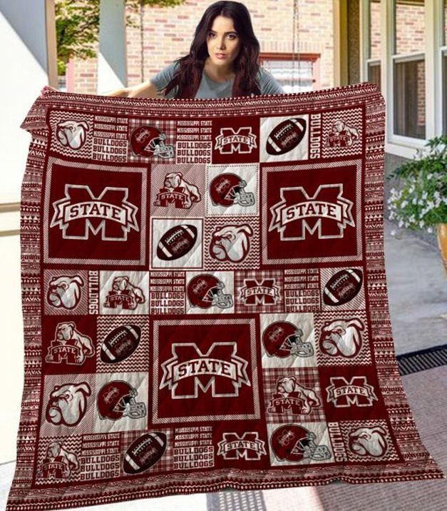 Comfortable Mississippi State Bulldogs Ncaa Collected Quilt Blanket - for Fans Everywhere