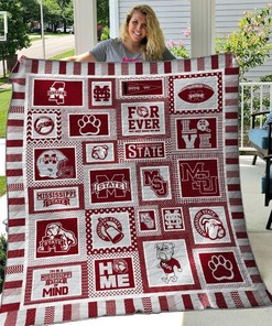 Comfortable Mississippi State Bulldogs Quilt Blanket - for Fans Everywhere