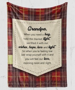 Comforting Quilt Bedding Set for Grandpa - A Cozy Present for Grandfather on Birthday