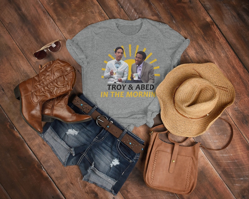 Community Troy and Abed Morning Show Shirt - Image 3