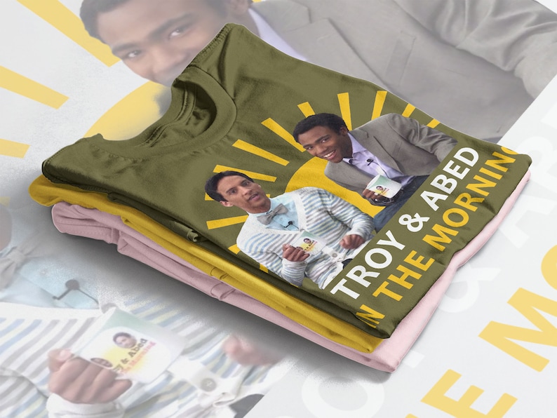 Community Troy and Abed Morning Show Shirt - Image 4