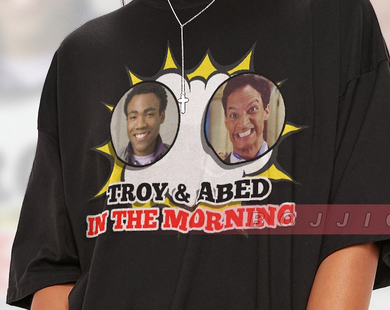 Community Troy and Abed Sitcom Shirt - Image 2