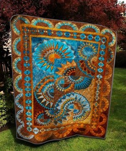 Compass Rose Compass Rose Lo Quilt Blanket with Full Size Quilt Bed Set