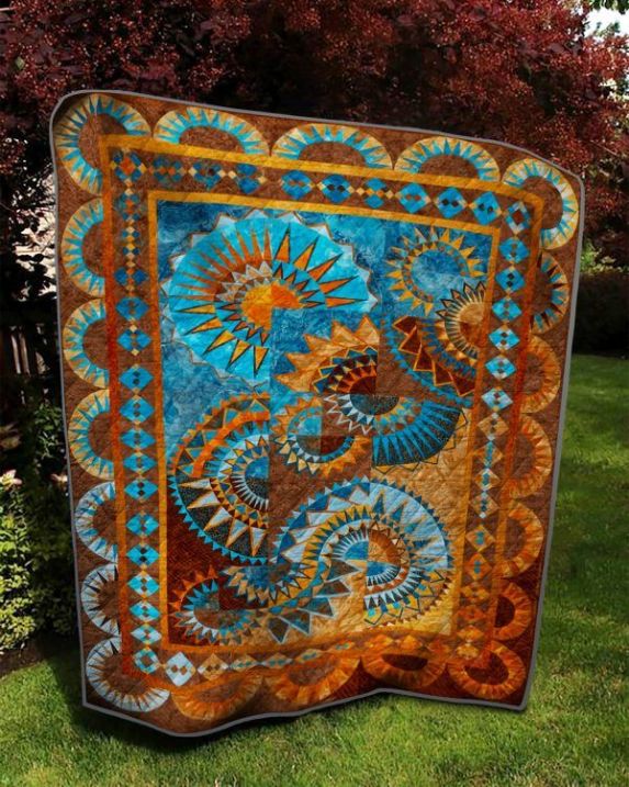Compass Rose Compass Rose Lo Quilt Blanket with Full Size Quilt Bed Set