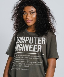 Computer Engineer Geek Unisex Shirt - Programming and Software Development Gift for Nerds