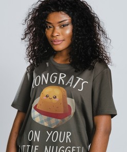 Congratulations on Your Little Nugget Unisex Tee - Baby Congrats Shirt with Cute Design
