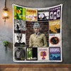 Cooper Album: Quilt Bedding Set with Fleece Blanket for Music Lovers