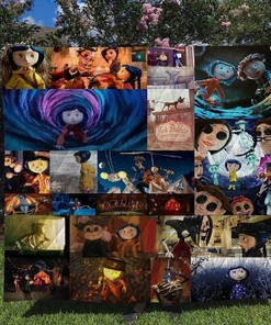 Coraline Blanket for Fans - Quilt Bedding Set Inspired by the Movie